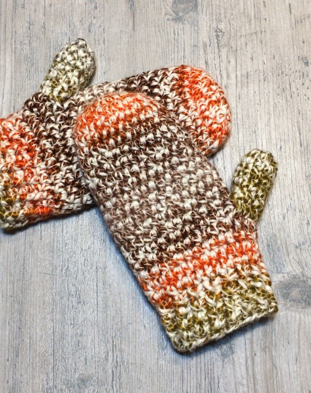 Warm Mittens Crochet PATTERN/ Easy Mittens/ Adult/ One Pattern Etsy