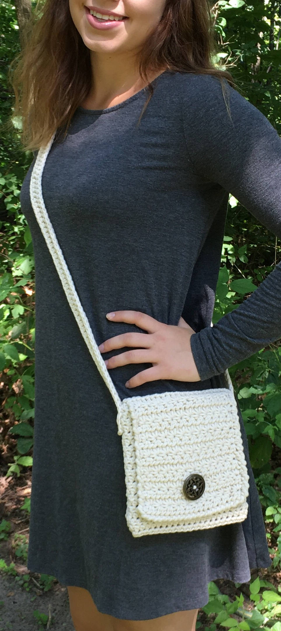 Crochet Pattern Crossbody Purse/ Easy Cross Body Bag Pattern/ Etsy