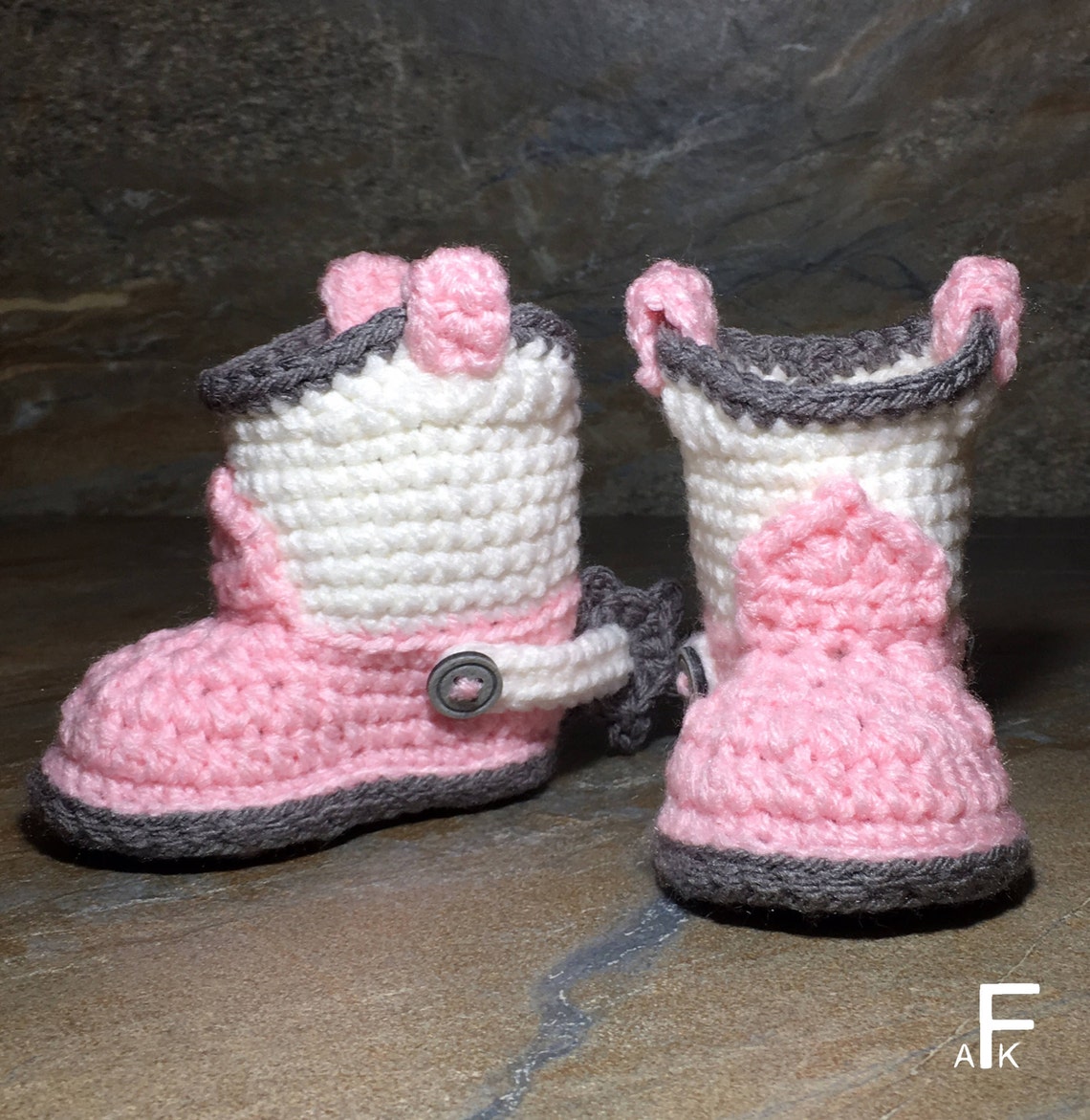 Baby Cowboy Booties Crochet Pattern/ Crochet Pattern Baby Etsy