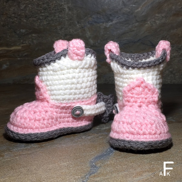 Baby Cowboy Booties Crochet Pattern/ Crochet Pattern Baby Cowboy Boots/ Cowboy Boots Crochet Pattern/ Crochet Pattern Baby Cowboy Booties