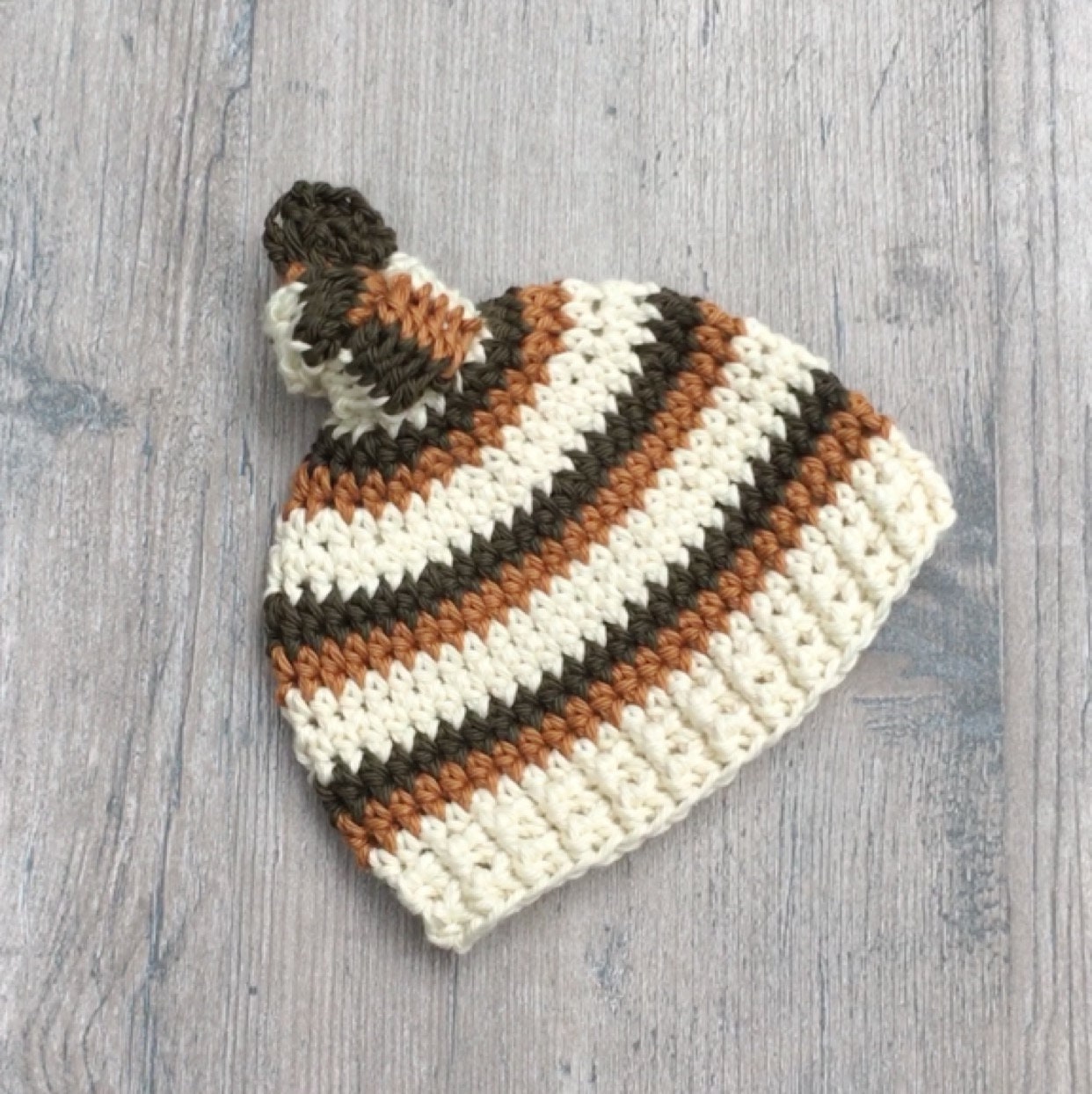 Top Knot Baby Hat Crochet Pattern Baby Hat Baby Clothes Etsy