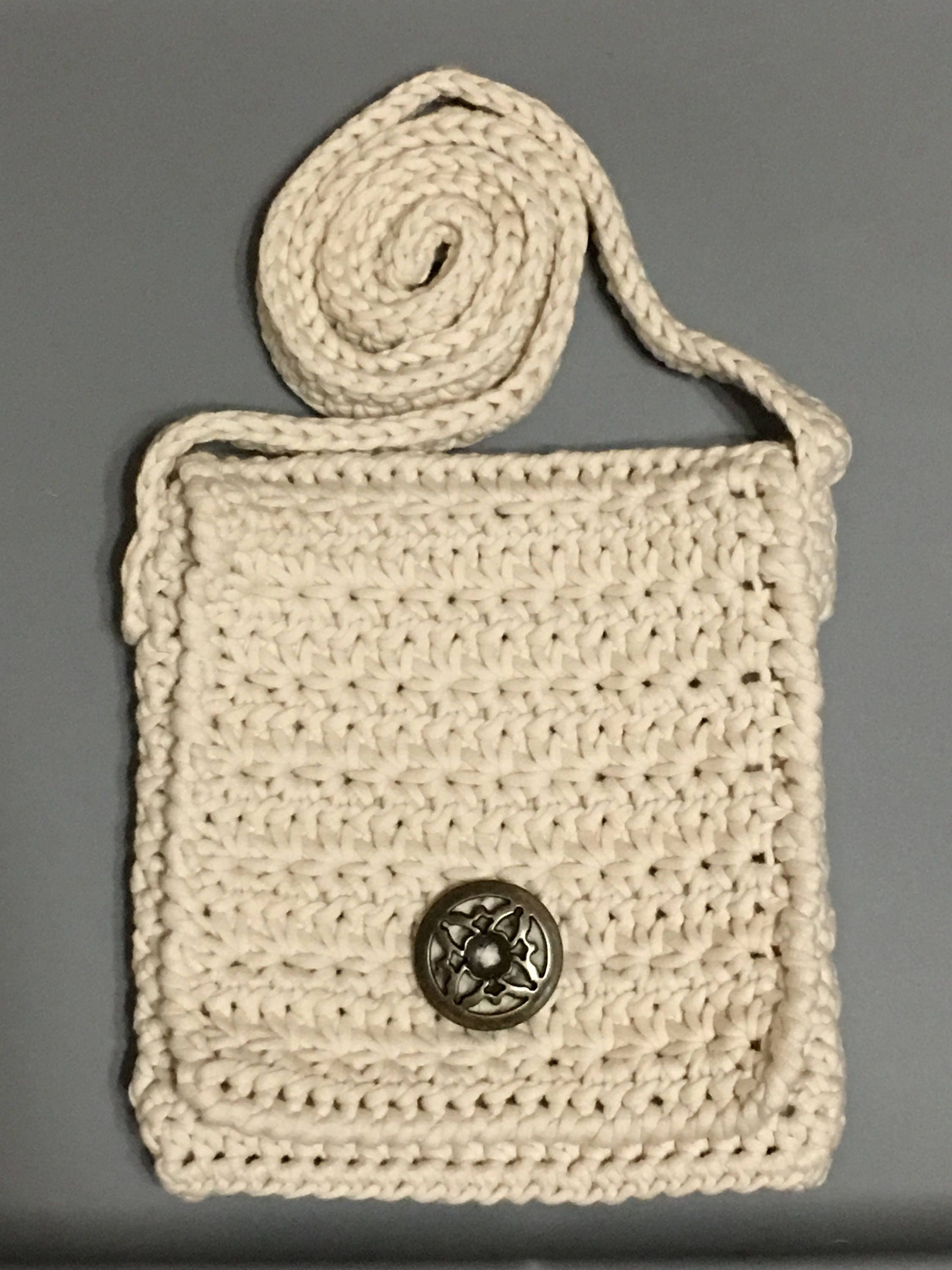 Crochet Pattern Crossbody Purse/ Easy Cross Body Bag Pattern/ Etsy
