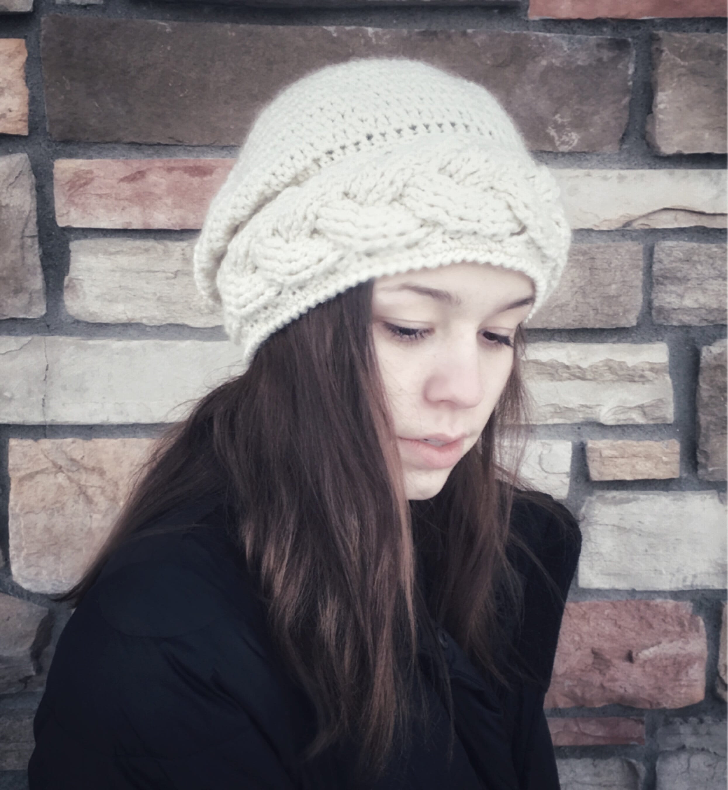 Cable Slouch Hat Crochet Pattern, Easy Slouchy (PDF Pattern) - Etsy