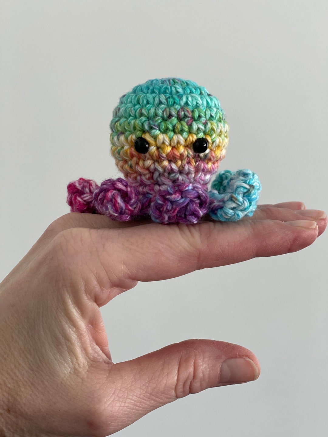 Little Octopus Crochet PATTERN Amigurumi Octopus Stuffed Mini Octopus