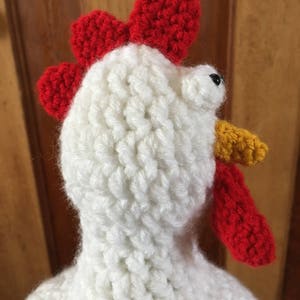 Crochet Pattern Chicken Hat/ Chicken Hat Pattern/ Spring Chicken Hat/ Rooster Hat Pattern/ Chicken Hat Crochet Pattern/ Viral Chicken Hat image 4