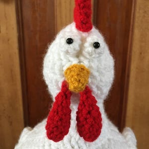 Crochet Pattern Chicken Hat/ Chicken Hat Pattern/ Spring Chicken Hat/ Rooster Hat Pattern/ Chicken Hat Crochet Pattern/ Viral Chicken Hat image 3