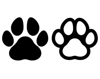 Download Paw Print SVG Paw SVG Dog Paw Cat Paw Paw Print Clip | Etsy