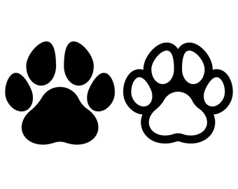 Download Paw Print SVG Paw SVG Dog Paw Cat Paw Paw Print Clip | Etsy