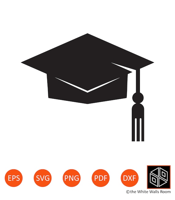 Download Graduation Cap Svg Graduation Cap Silhouette Svg Etsy