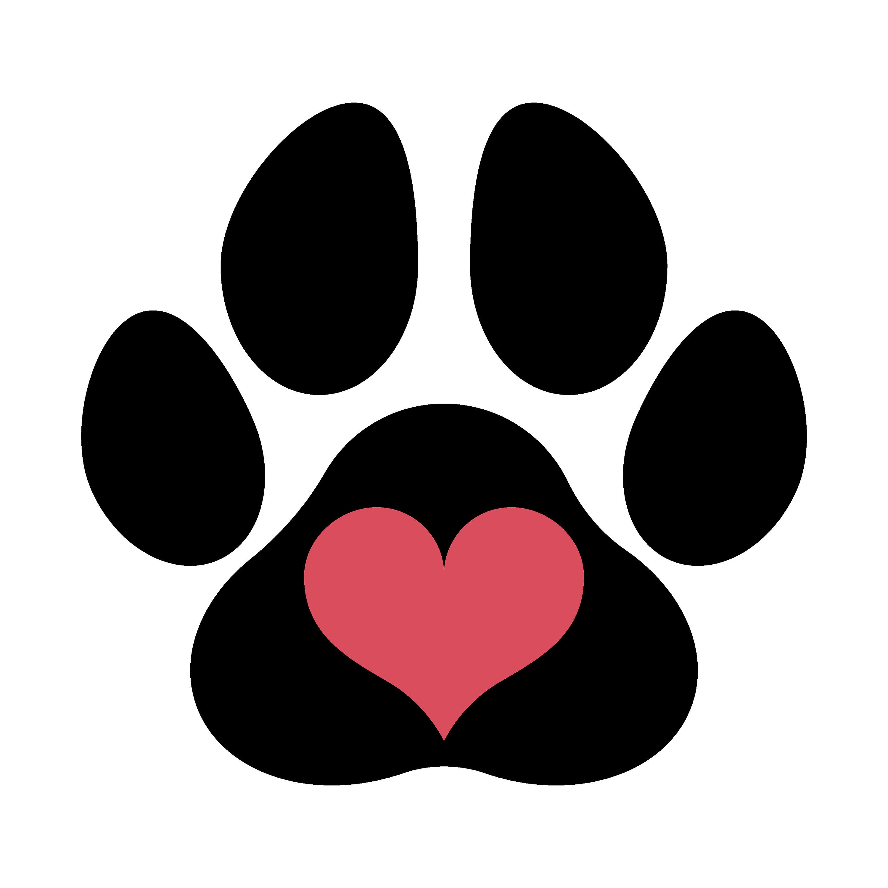 Love With Pawprint Svg Love With A Paw Print Svg Dog Mom Svg Dog Svg 