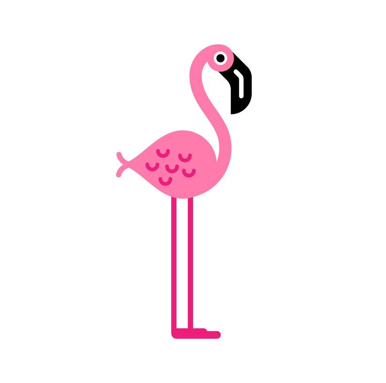 Download Art Collectibles Clip Art Cutting Files For Silhouette Cameo And Cricut Flamingo Svg Diy Print Diy Stickers Pink Flamingo Clip Art Set Flamingo Cutting File