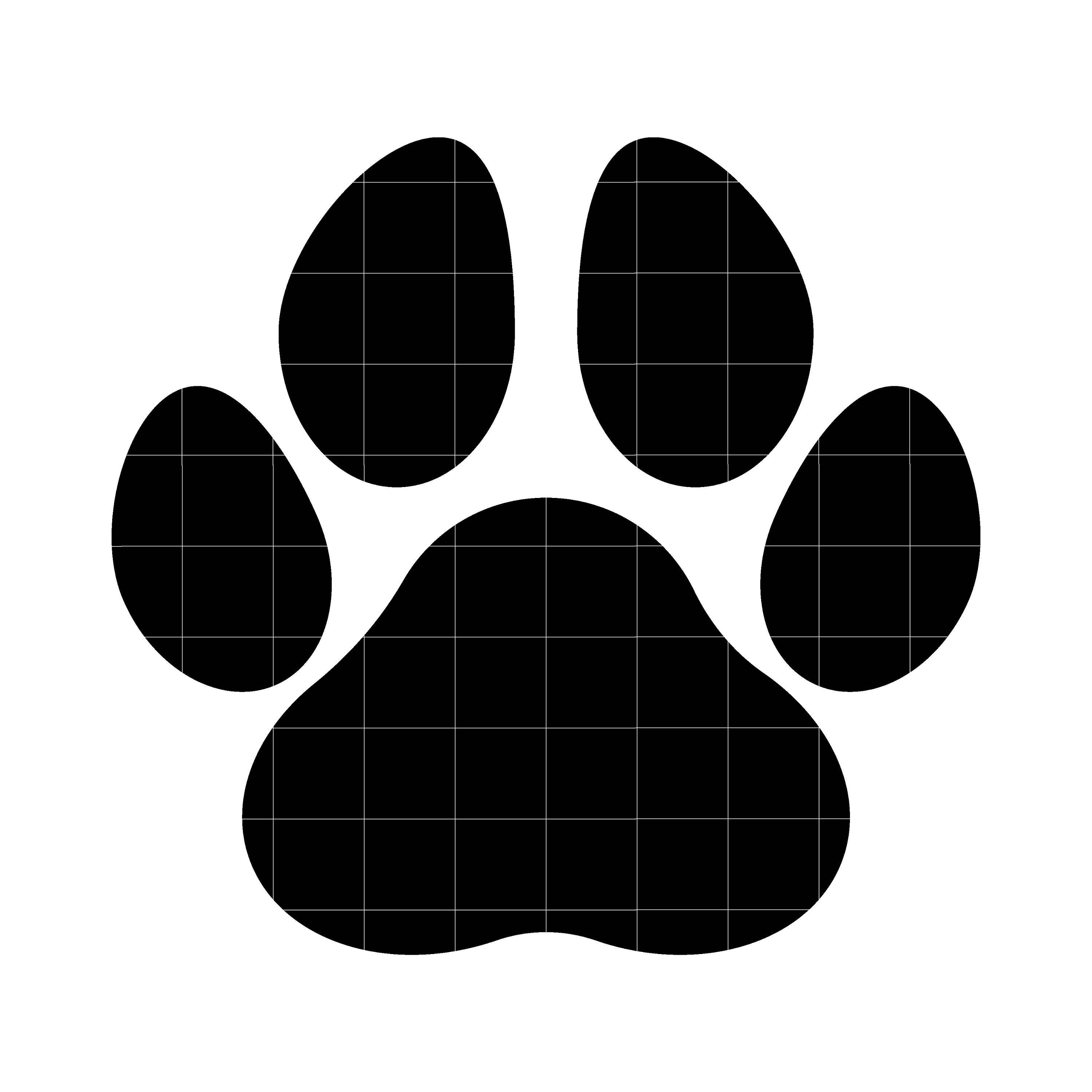 Paw Print SVG Paw SVG Dog Paw Cat Paw Paw Print Clip Etsy