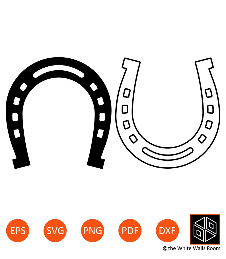 Download Hufeisen SVG Hufeisen Silhouette Hufeisen Linie | Etsy