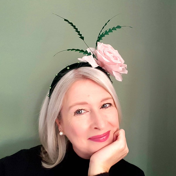 Green Fascinator Etsy UK