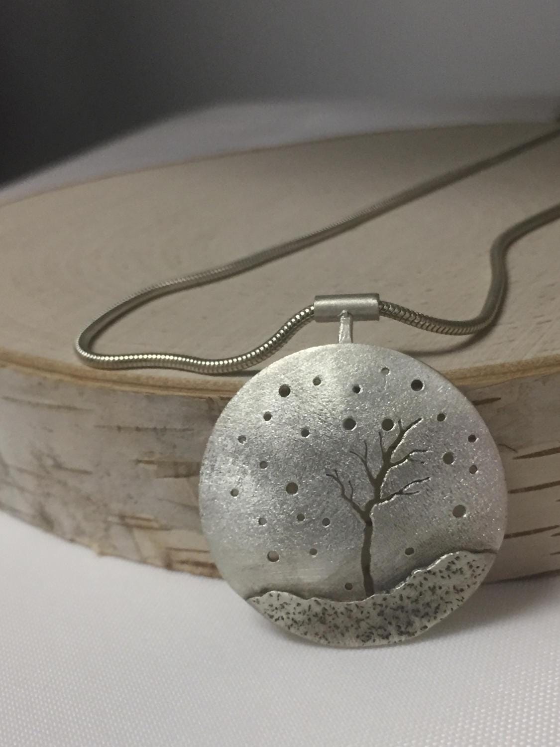 Apple tree necklace deals