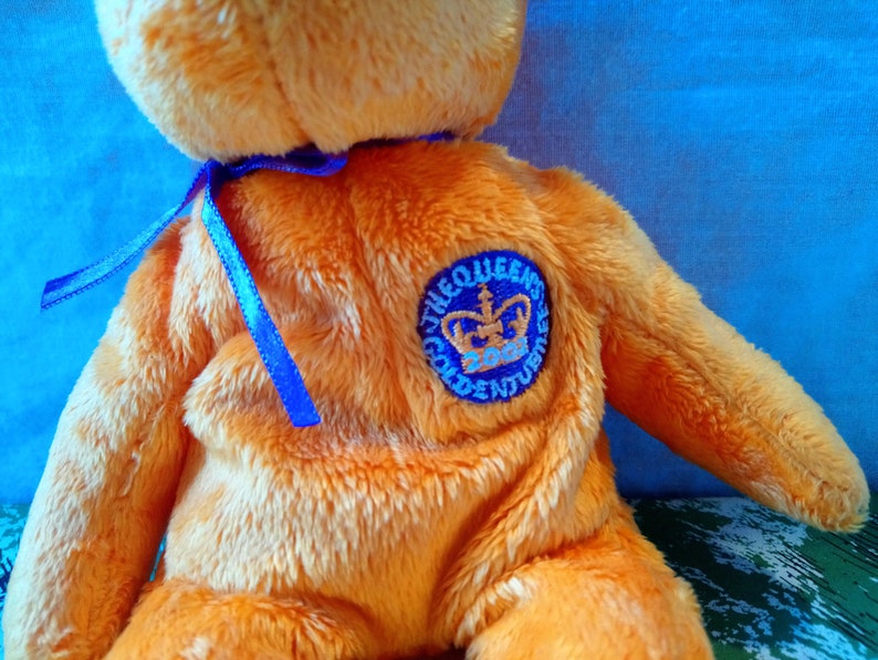 TY BEANIE BABY Celebrations Queen Elizabeth Royal Golden Etsy