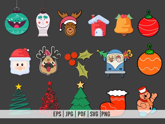 Download Free Christmas Svg Bundle Christmas Svg Files For Cricut Svg Etsy SVG DXF Cut File