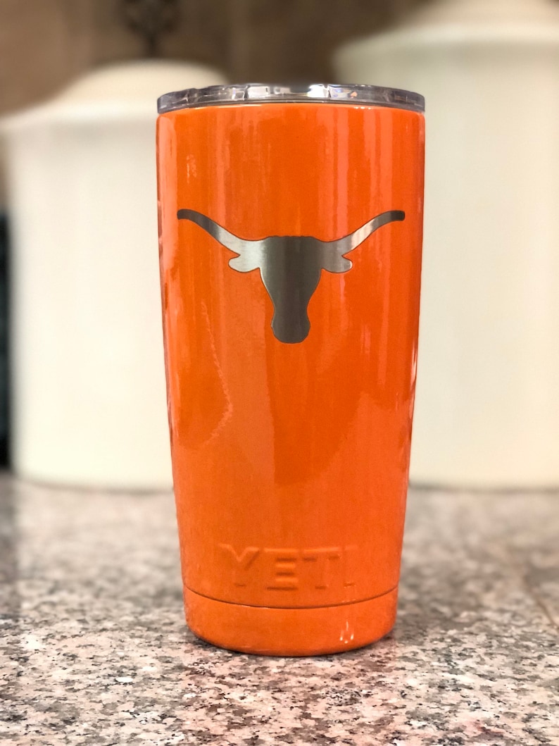Texas Longhorns Tumbler Ut Burnt Orange YETI/RTIC/HOGG Etsy