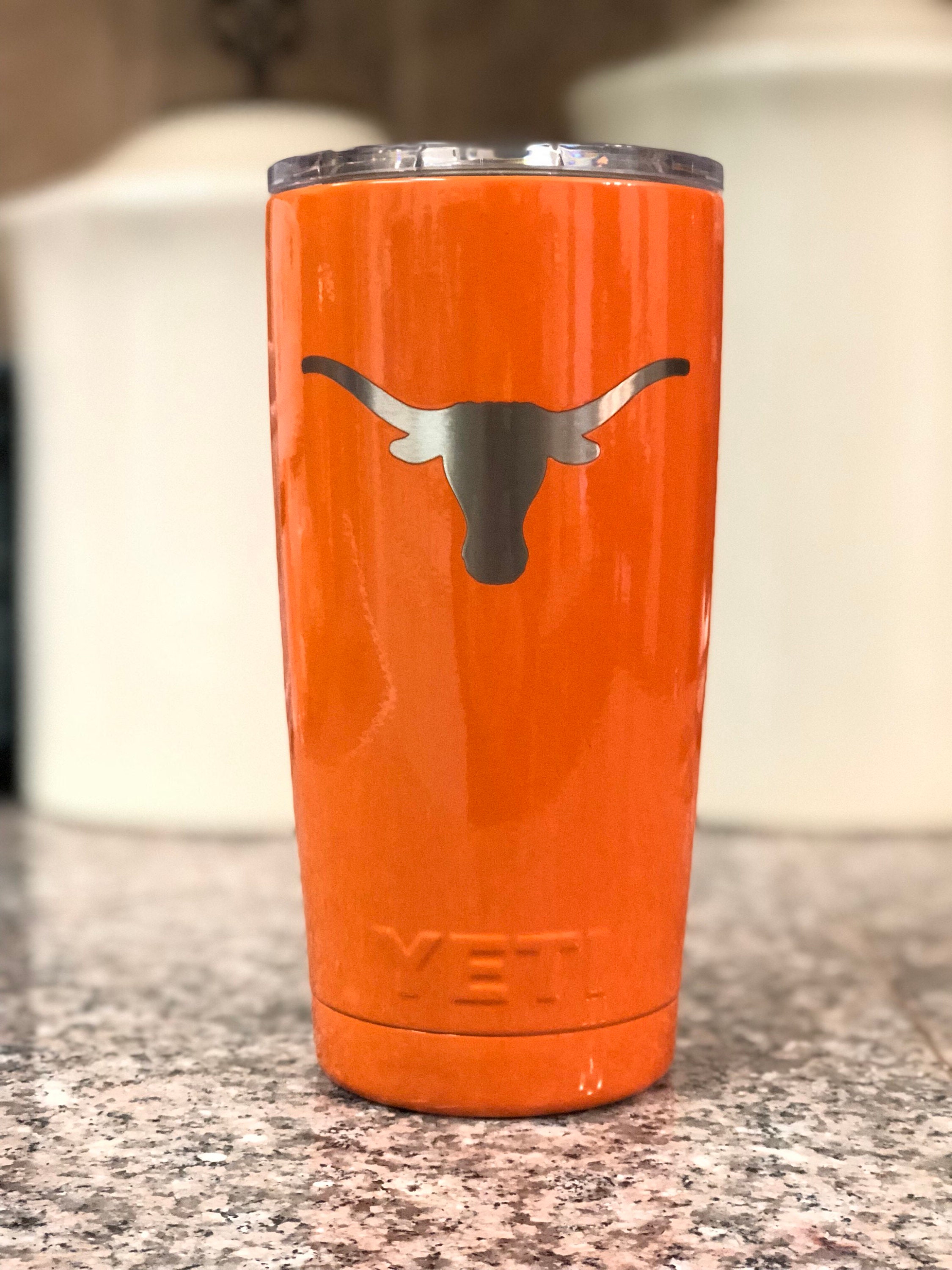Texas Longhorns Tumbler Ut Burnt Orange YETI/RTIC/HOGG Etsy