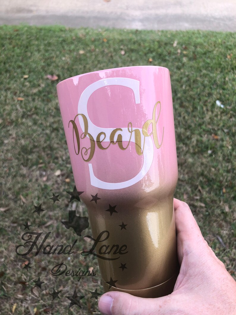 Monogram TumblerFirst Name/Last Name Initial YETI/RTIC/HOGG Etsy