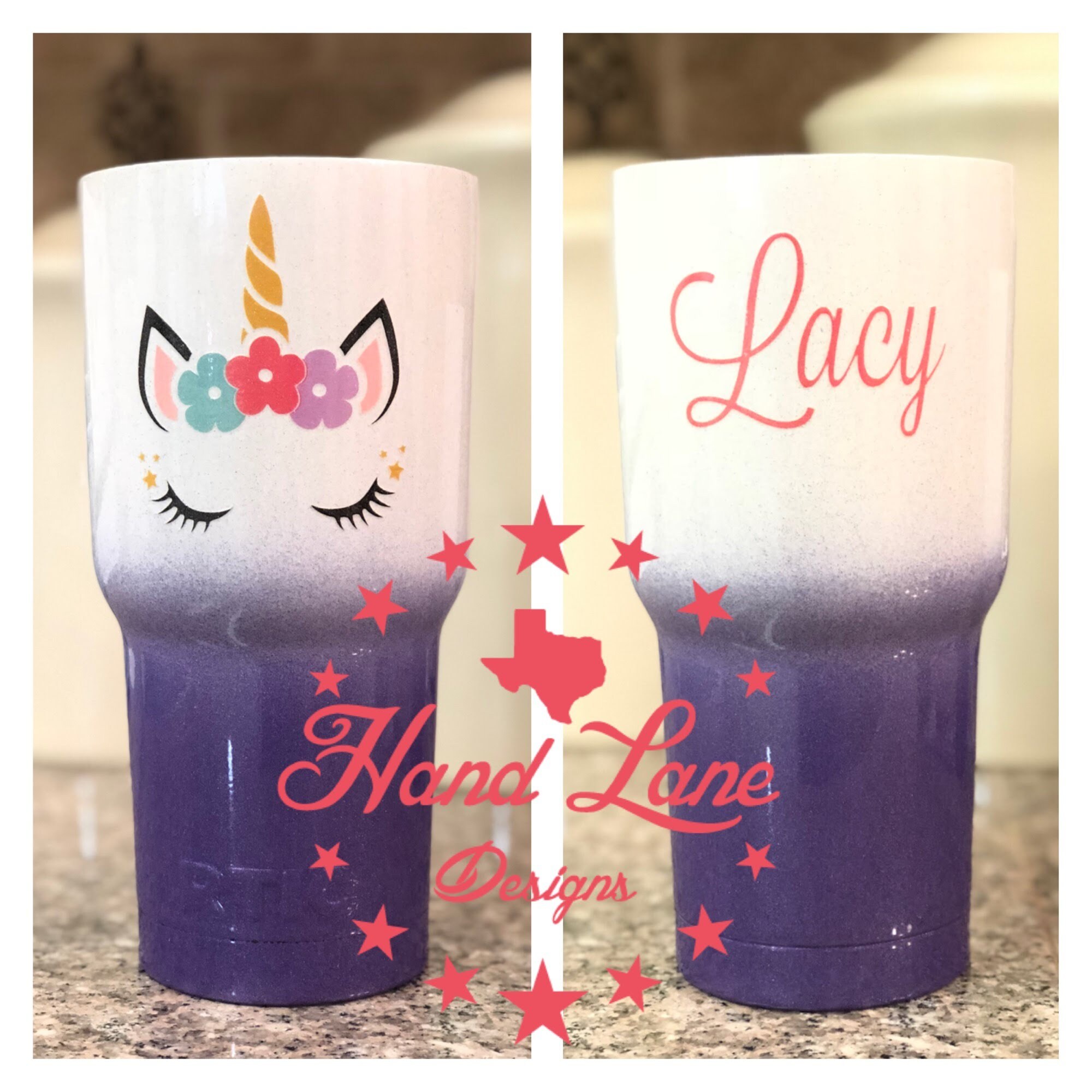 yeti unicorn tumbler