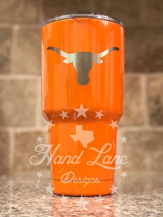 longhorn yeti cup burnt orange