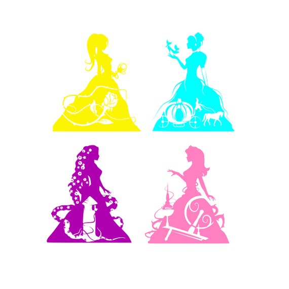 Download Disney Princess Cut File Svg Png Dxf Disney Princess Etsy