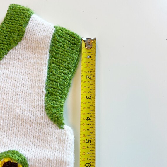 Handmade Knit Frog Sweater Vest - image 7