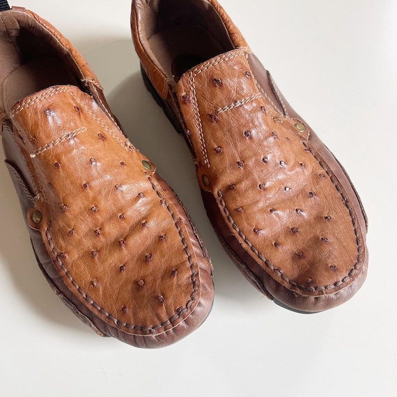 Lobo Solo Ostrich Driving Shoes | Size 8.5 Lobo Solo Ostrich Driving Shoes | Size 8.5 - Etsy main image 2