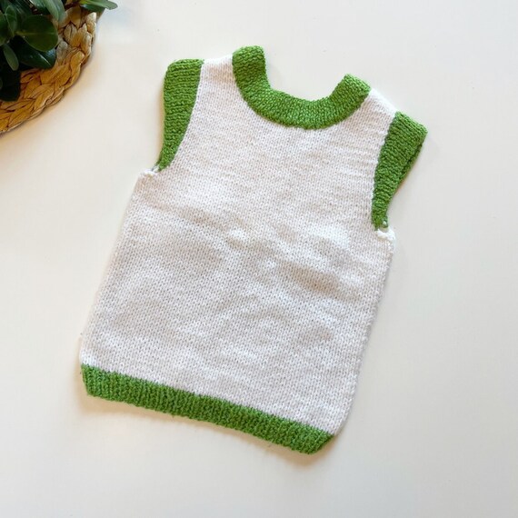 Handmade Knit Frog Sweater Vest - image 4