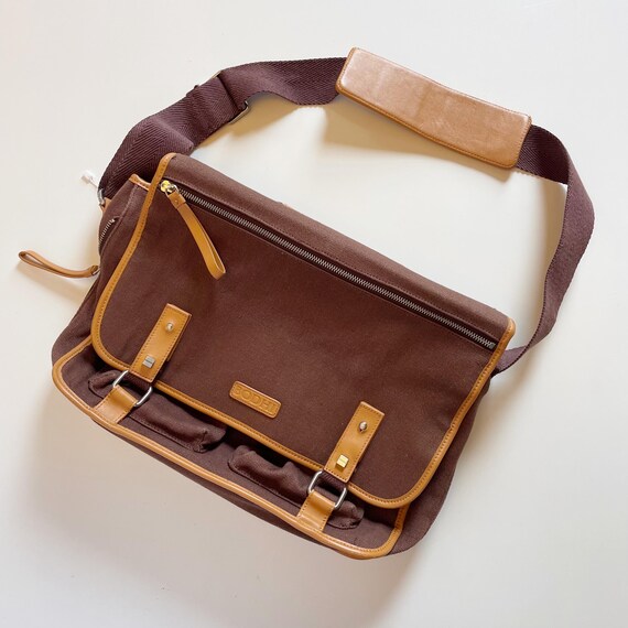 Bodhi Brown Computer Messenger Bag - image 1