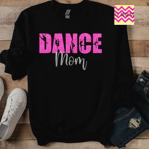 Glitter Dance Mom crewneck sweatshirt customize