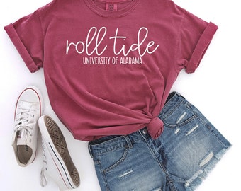 Custom College Slogan, Mascot University Tshirt- Comfort Colors