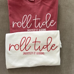 Custom College Slogan, Mascot University Tshirt- Comfort Colors