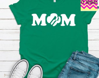 Girl Scout Mom with logo unisex tshirt - girl scouts