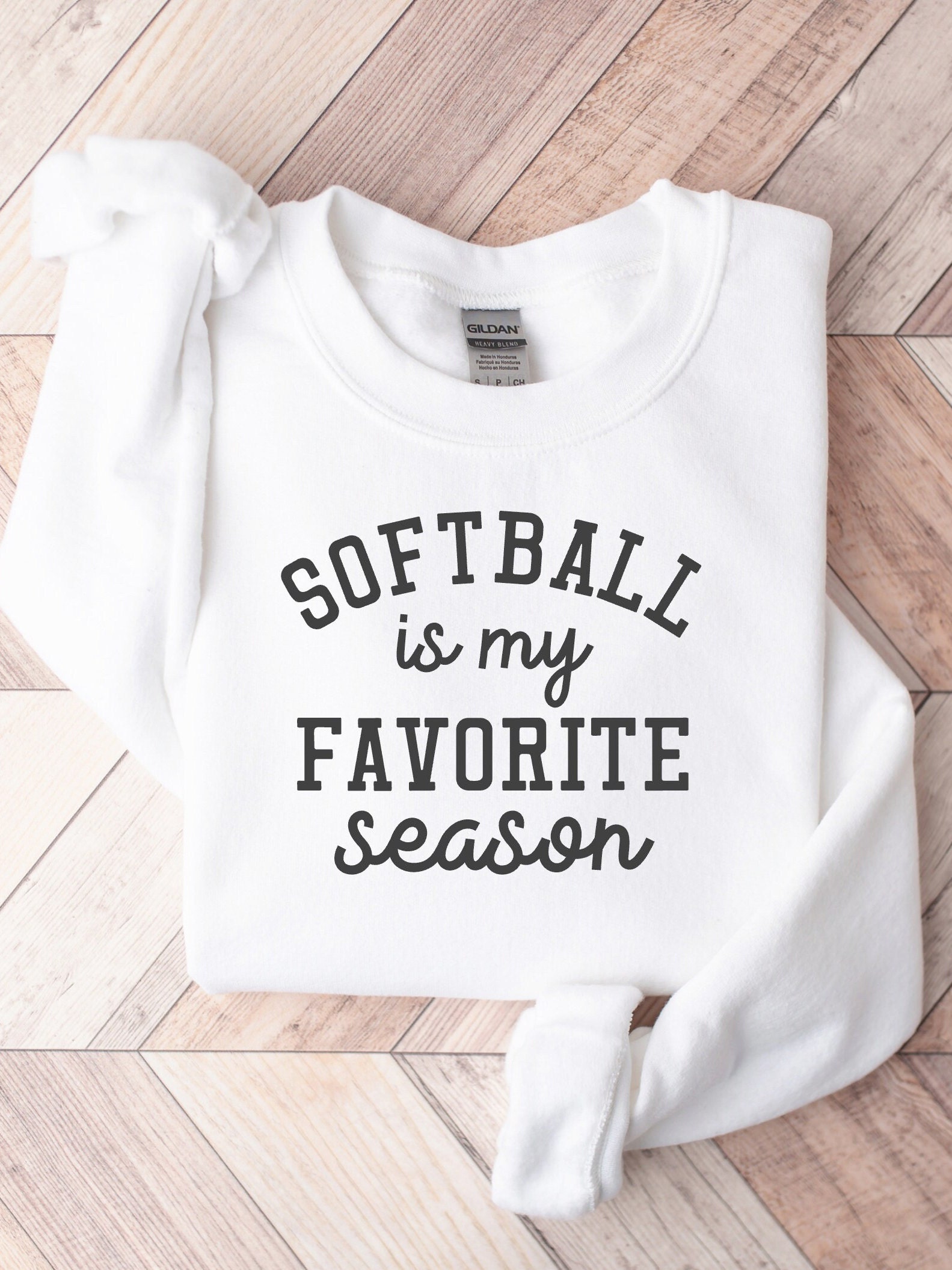 Softball is My Favorite Season Crewneck Sweatshirt Etsy UK