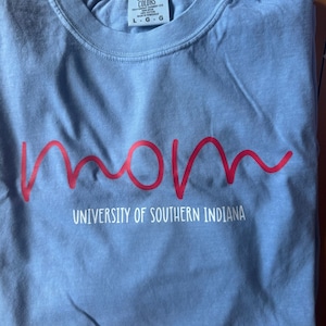 Custom College Slogan, Mascot University Tshirt- Comfort Colors long and short sleeve image 14