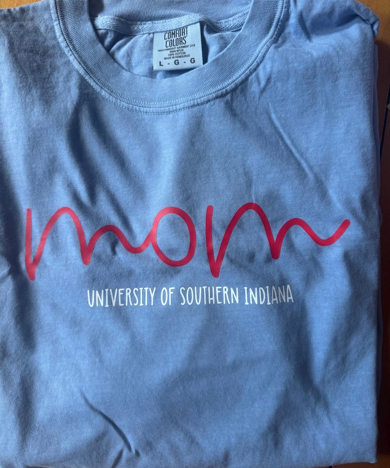 Custom College Slogan, Mascot University Tshirt- Comfort Colors long and short sleeve image 14