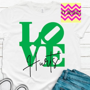 Love Hurts, Philadelphia, Eagles, Jalen Hurts - T-shirt