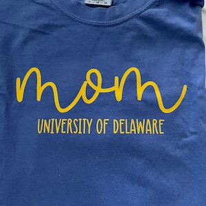 Custom College Title, Mascot University T Shirt- Comfort Colors