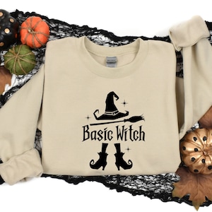 Basic Witch crewneck sweatshirt- Halloween