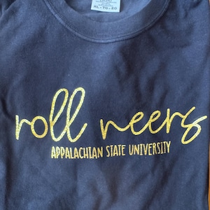 Custom College Slogan, Mascot University Tshirt- Comfort Colors long and short sleeve image 9