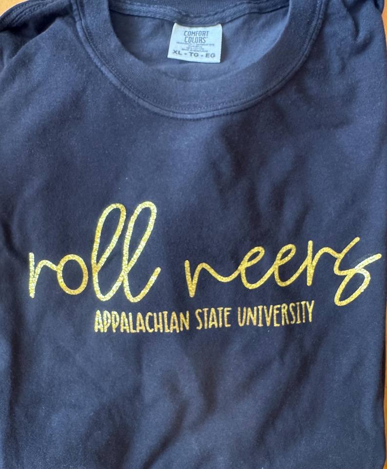 Custom College Slogan, Mascot University Tshirt- Comfort Colors long and short sleeve image 9