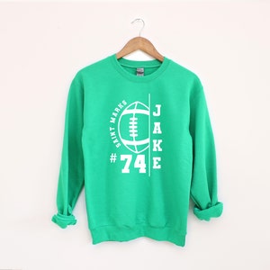 Personalized Football Crewneck Sweatshirt - unisex