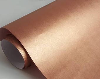 Rose gold /copper gift wrap, copper wrapping paper, 3m x 60cm 80gsm uncoated wrapping paper, fine quality wrap, party supplies, wrapping