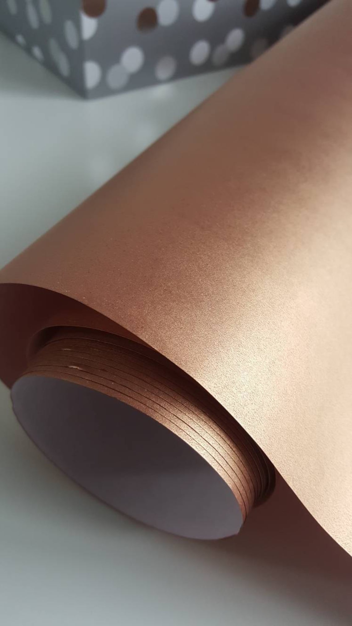 Rose Gold /copper Gift Wrap, Copper Wrapping Paper, 3m X 60cm 80gsm ...