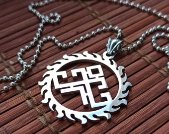 SET 4 pcs of Rojanica, Рожаница,  old  slavik sign , stainless steel