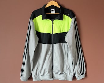 neon green adidas jacket