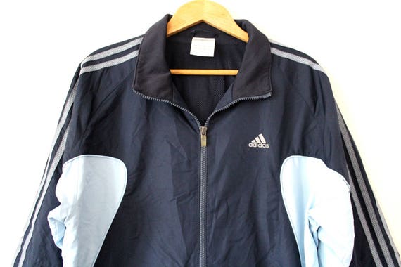 Vintage Adidas Jacket, Black Blue Adidas Windbreaker, 90's Adidas Sweatshirt, Adidas Tracksuit, Rare Adidas Track Jacket, Adidas Tennis Vintage Adidas Jacket, Black Blue Adidas Windbreaker, 90's Adidas Sweatshirt, Adidas Tracksuit, Rare Adidas Track Jacket, Adidas Tennis