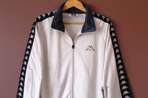 cream kappa tracksuit